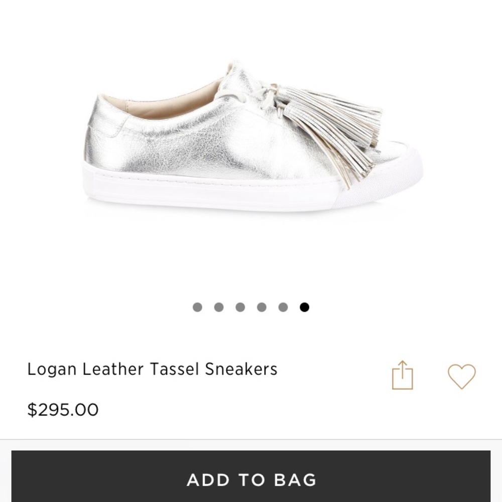 Loeffler Randall metallic sneakers size 7.5!